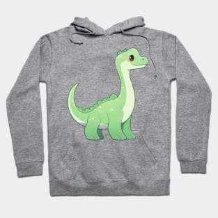 Cute Brachiosaurus Chibi Style Hoodie